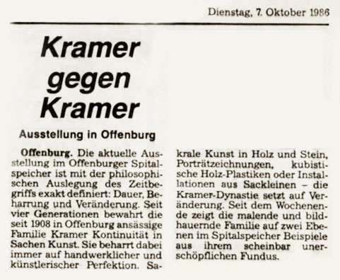 Kramer - Eine Künstlerfamilie